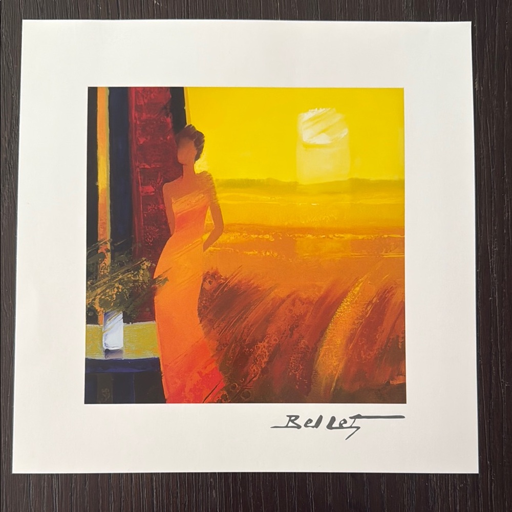 Emile Bellet lithograph Dana La maturite des bles